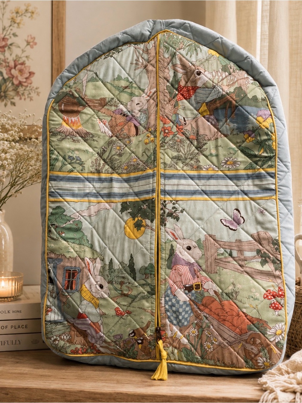 Heirloom Design kid Peter Rabbit garment carrier